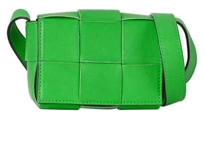 Candy Cassette, &pound;350, Handbags, Green, Leather, Front view